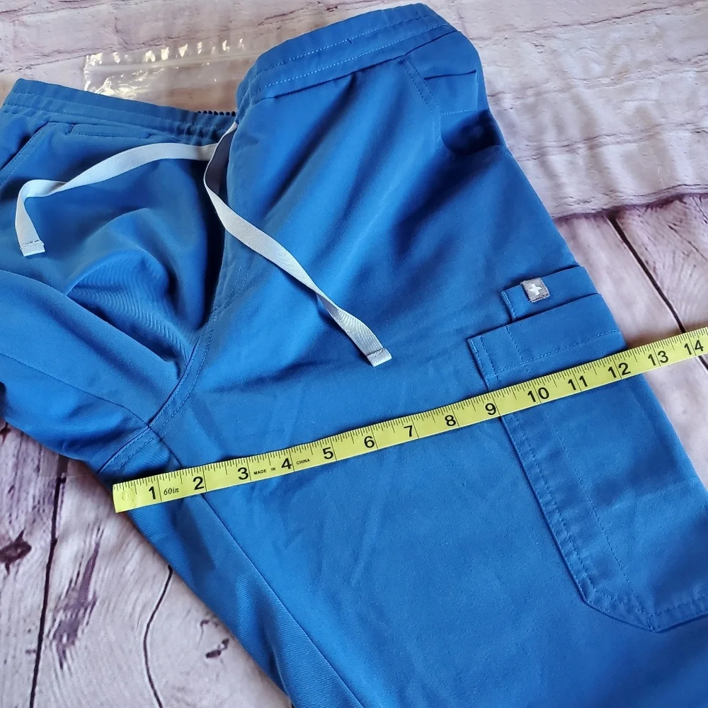Figs Technical Collection Blue Scrub Pants Straight-Leg TW2000 R Size Medium